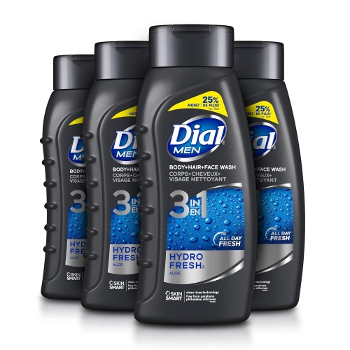 Dial for men Recharge 3 in 1 Revitalizing Body Wash