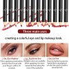 Wooden Lip Liner Pencil Private Label OEM ODM, Waterproof Smooth Texture, Custom Colors & Wooden Tube Design, FDA Compliant Ingredients
