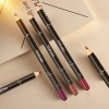 Wooden Lip Liner Pencil Private Label OEM ODM, Waterproof Smooth Texture, Custom Colors & Wooden Tube Design, FDA Compliant Ingredients
