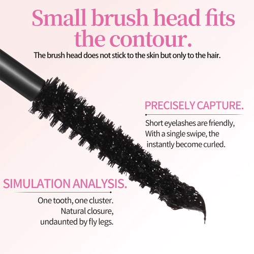 Private Label Natural Mascara OEM ODM,Waterproof Hypoallergenic,Lengthening Curling Long Lasting,Custom Tube & Brush,FDA & CPNP Compliant