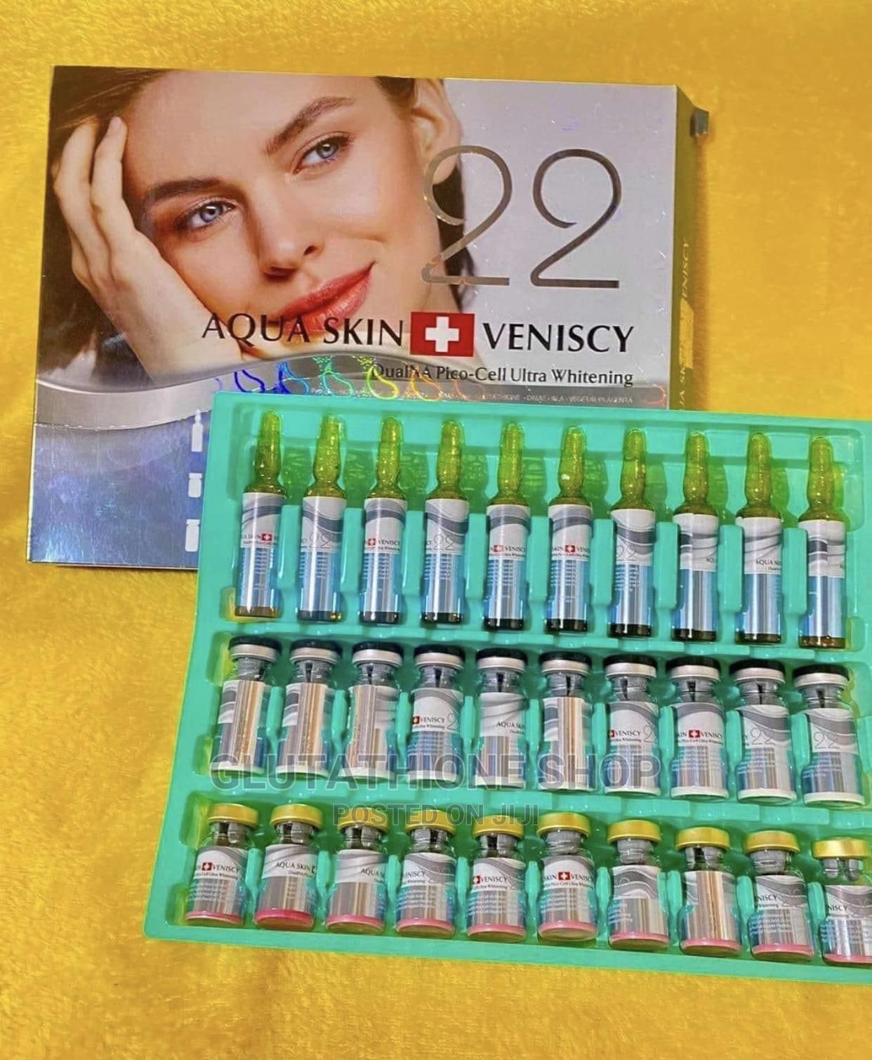 Aqua skin veniscy 22 with neutro skin vitamin c injection