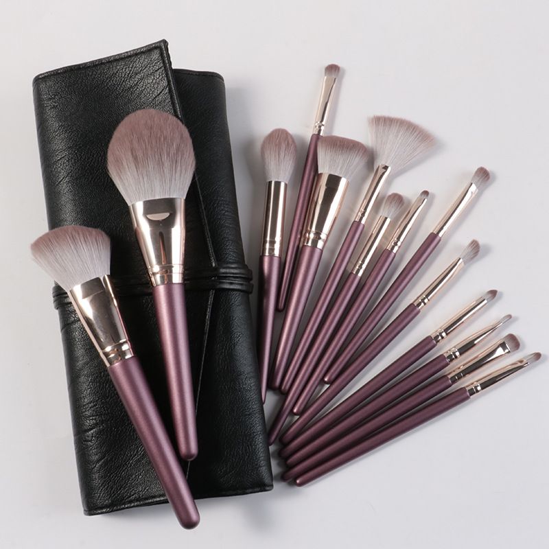 Custom Synthetic Hair Makeup Brush Set with Storage Case | Private Label Wholesale