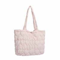 Custom-made Niche Style Pink Large Capacity Travel Puffy Tote Bag Cosmetic Handbag
