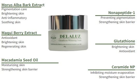 DELALUZ Glutathione Whitening  Cream