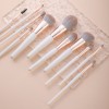 Complete Makeup Brush Set with Leather Pouch – Face & Eye Brushes for Daily and Professional Use
