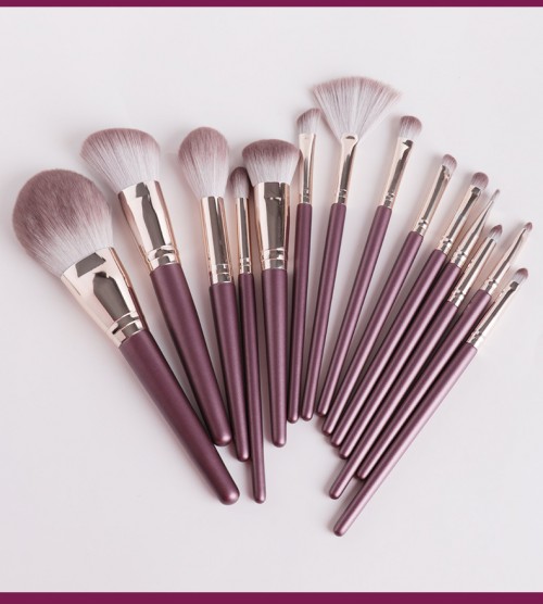 Custom Synthetic Hair Makeup Brush Set with Storage Case | Private Label Wholesale