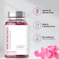 Hair Skin & Nails Softgels Dietary Supplement for Beauty Nutritional Support, Private Label OEM