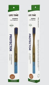 100% Biodegradable Eco-friendly  Wooden Bamboo Toothbrush