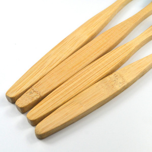 100% plastic free biodegradable natural whitening bamboo toothbrush