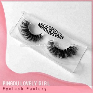 100% real mink fur hand made 3D mink lashes mink fur eyelash false eyelash