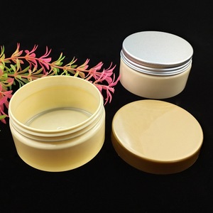 200ml 6oz Round PET Plastic Skin Care Makeup Products Container Lotion Cream Cosmetic Jar With Cap