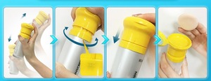 A2319 Air Cushion Block Sunscreen Lotion with Mirror spf30+ block UV Isolation Cream Repair Conceal Brightening 50ml