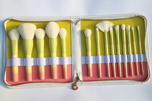 AIDEN- Personal makeup tools top quality custom logo makeup brushes blending 14pcs makeup brush set