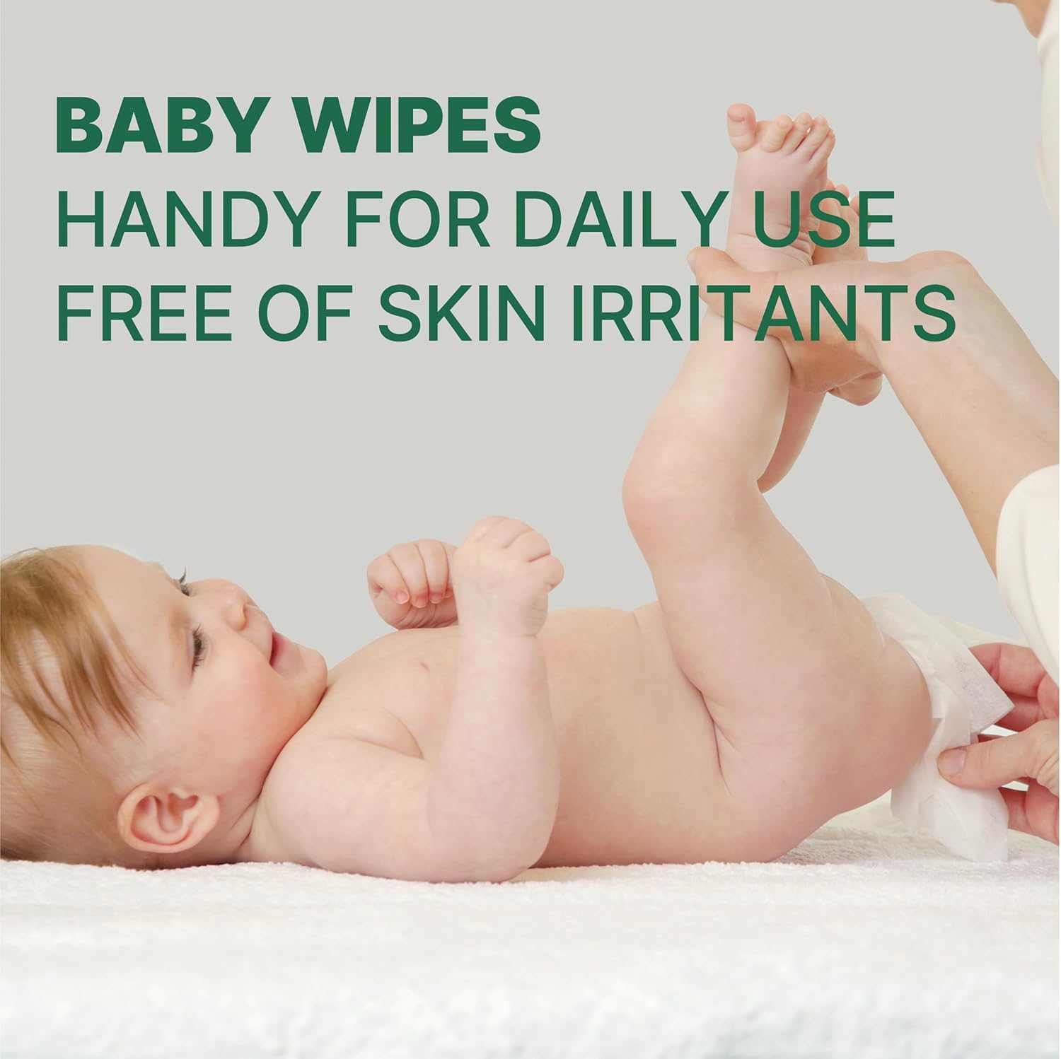 Bebesup Zero Wet Wipes, Plain 80 Sheets With Cap (55GSM)