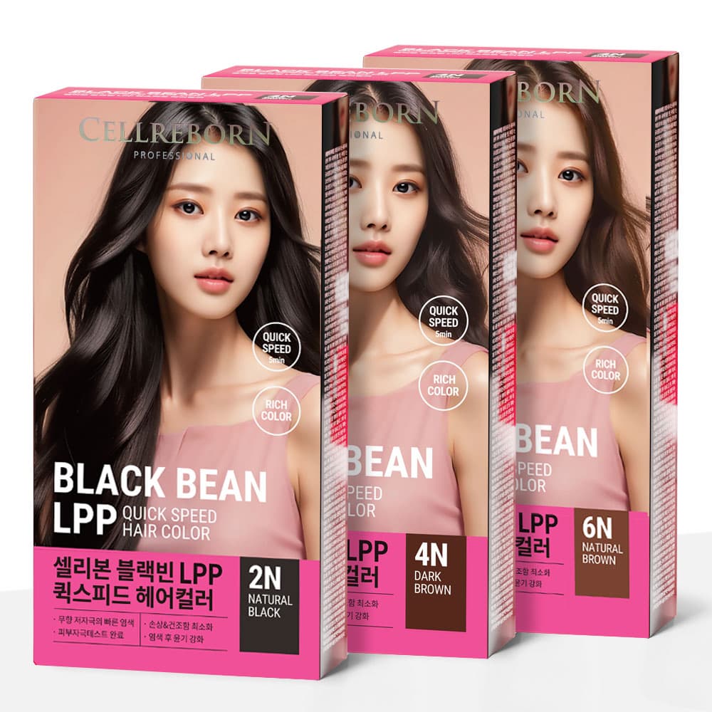 Cellreborn Black Bean LPP Quick Speed Hair Color 60ml/2.02fl.oz.