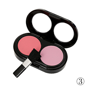 Cheek Blusher 2 Color In 1 Soft Smooth Makeup Mineral Press Powder Blush Powder