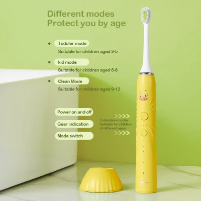 Colorful Baby Healthy Teeth Whitening Electric Toothbrush Private Label