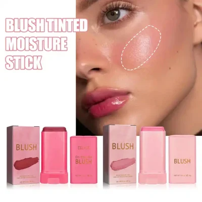 Custom Logo Multi Use Blusher Makeup 3 in 1 Vegan Red Pink Cheek Cream Private Label Waterproof Blush Stick