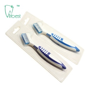 Denture Toothbrush With Blister Card for teeth cleaning