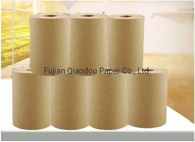 Factory Bamboo Eco Friendly Bath Embossed 1-Ply Toilet Paper with Core