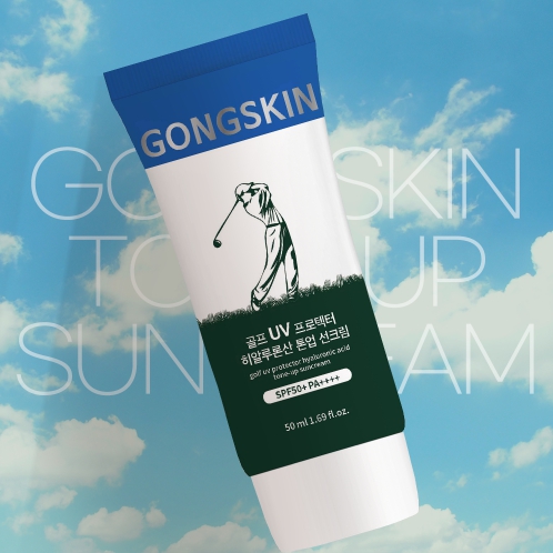 Golf UV Protector Hyaluronic Acid Tone Up Sunscreen , Suncream, whitening, wrinkle improvement