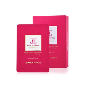 Jay Jun Rose Blossom Mask 25ml, 0.84oz Facial Sheet Mask [Set of 10pcs]