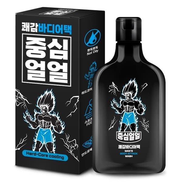 Joongsim ulul Super Cool Kick Body Attack Cooling Body Wash