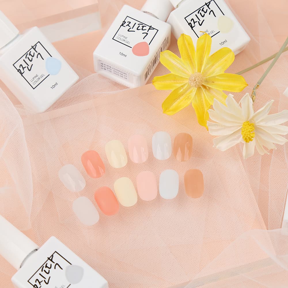 Lupine gel polish 108 colors, JJINTTAK collection,nail art, LED UV lamp, 10ml, gelnails ,nail kit