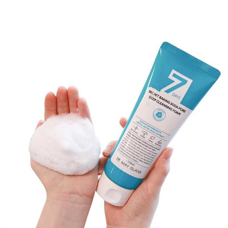 [MAY ISLAND]7DAYS SECRET BAKING SODA PORE DEEP CLEANSING FOAM  30ml / 150ml