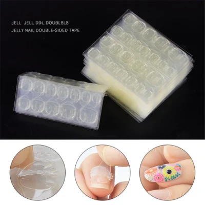 Nail Art Double-Sided Jelly Glue Wearing Fake Nails Special Nail Art Sticker Patch Transparent Sticker Glue Nail Face Glue