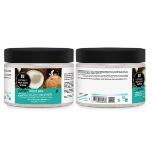 New Design Hot Selling Organic Dead Sea Minerals Coconut Milk Body Whitening Scrub