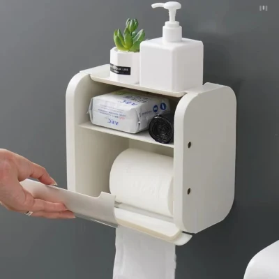New High-Capacity Thickened Bathroom Toilet Tissue Box
