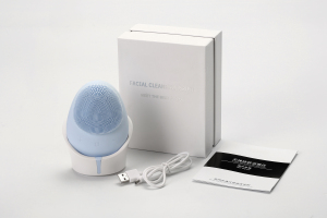 New product ideas 2021 Private Label Brush Facial Brush Device Portable Facial Cleansing Brush