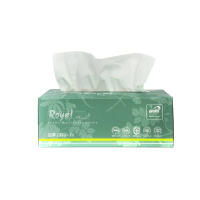 OEM Factory Competitive Price Wholesale Soft Pack Colorful Bag Facial Tissue Toilet Bamboo Paper Non Irritaing 3ply 4ply Layer