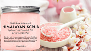 Oem/ODM custom private label himalayan salt  body facial scrub