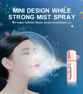 Portable Face Spray Bottle Nano Mister Facial Hair Steamer Ultrasonic Ozone Face Sprayer Cold Beauty Hydrating Skin Care Tools