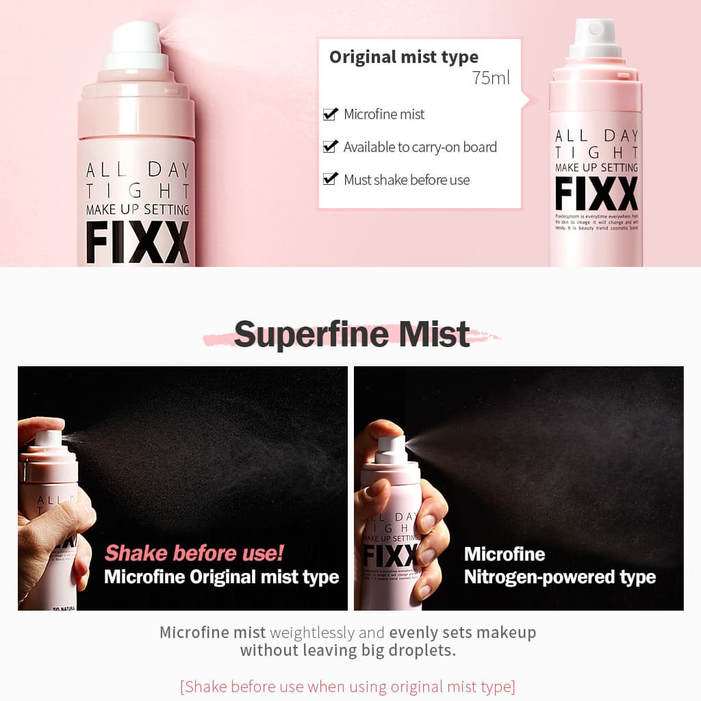 POWDER4ROOM ALL DAY TIGHT MAKE UP SETTING FIXX