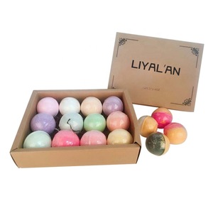 Private Label Bathbombs Gift Set Natural Fizzy Spa Kit for Bubble and Spa Bath