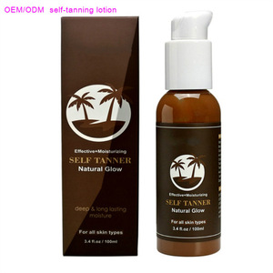 Private Label Natural Organic Ingredients Sunless Body Tanning Lotion