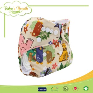 PSF066 cartoon printed hemp diaper inserts, baby diaper/nappies