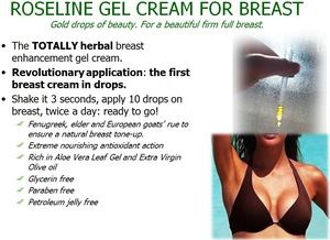 Roseline aloe vera gel cosmetic: nature skin care / natural skin care serum