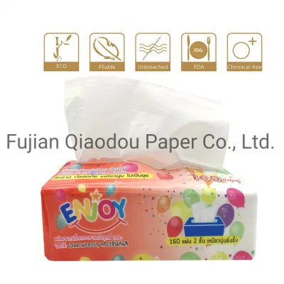 Soft Paper Towels High Quality 2 Ply Soft Pack Facial Tissue Paper