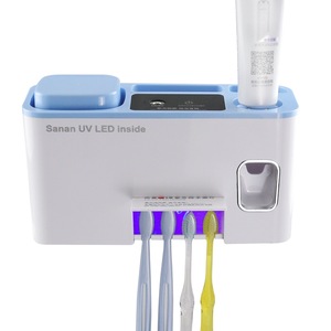 Toothbrush Sterilizer Built-in LG UV C Lamp Charging Free Binding UV Storage Toothbrush Sterilization Rack