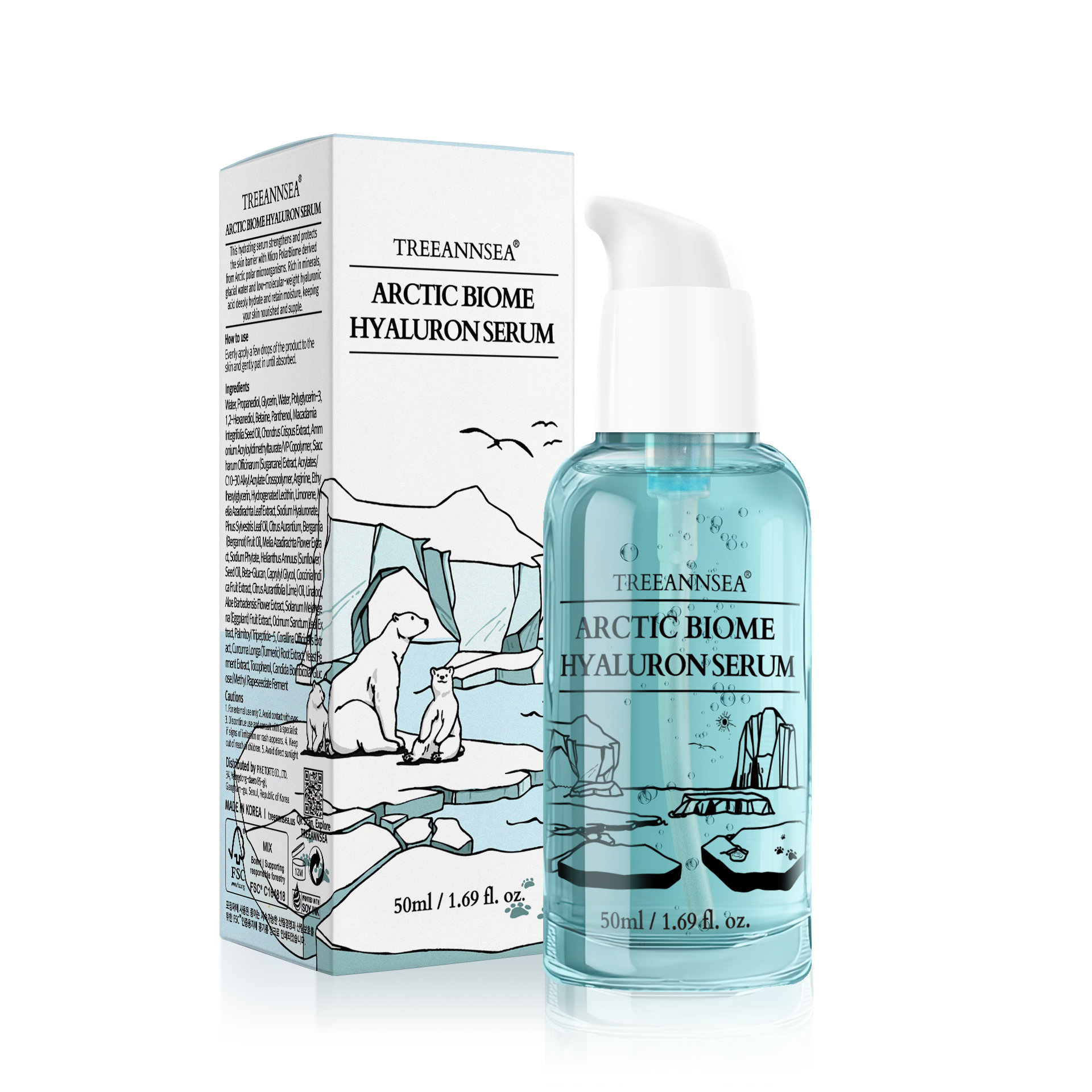 TREEANNSEA Arctic Biome Hyaluron Serum 50ml