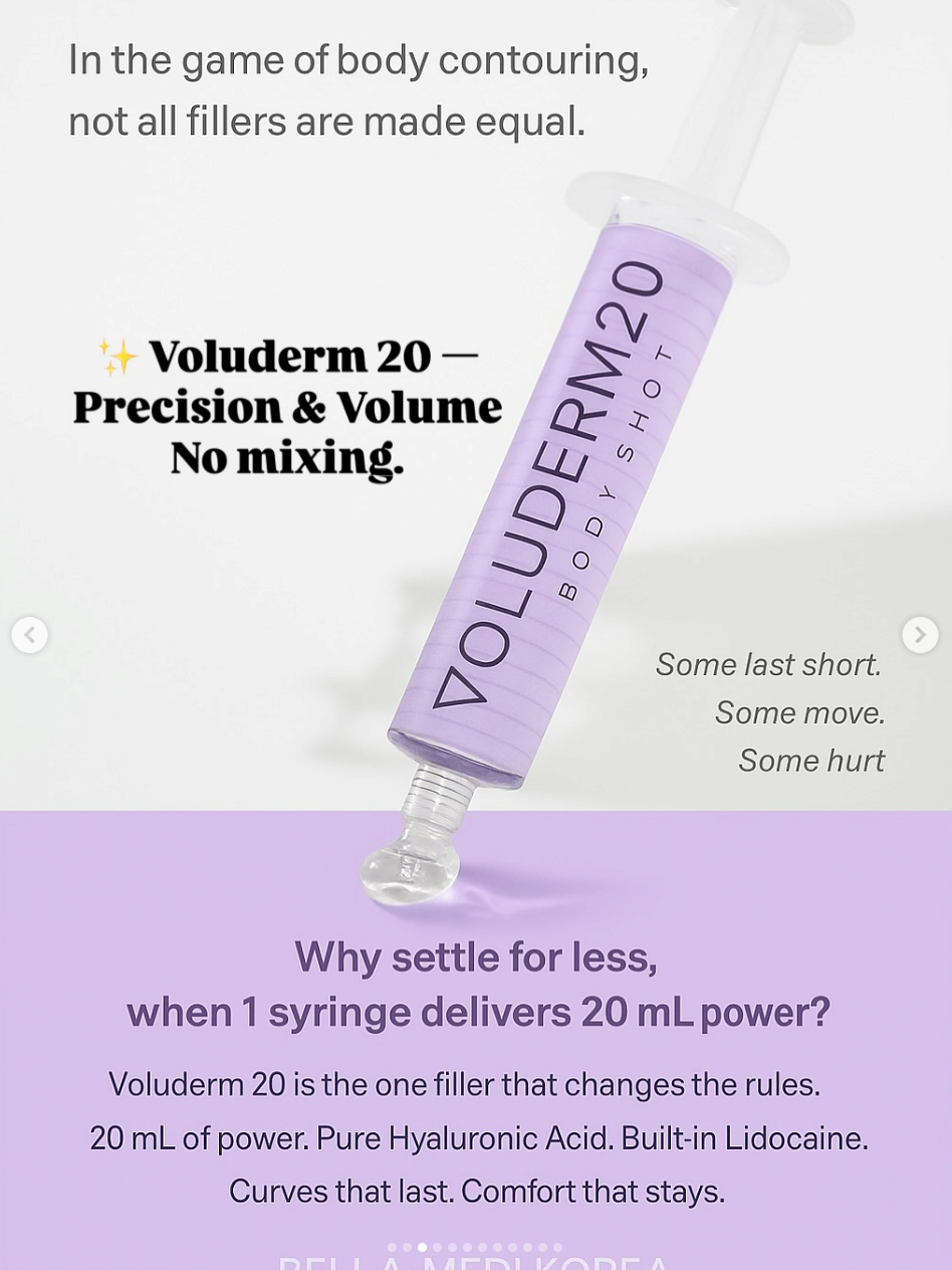 VOLUDERM 20 BODY SHOT  ,Skin Care, Body Filler,  Filler