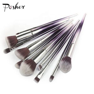 Wholesale 10pcs cosmetic tool kits private label professional makeup brush set