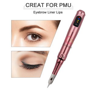 Wholesale Wireless Permanent Makeup Tattoo Machine with 4 Levels Speed Professional Eyebrow Eyeliner Lip Pen Tattoo Gun