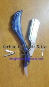 Wood Handle Straight Barber Edge Razor Folding Shaving New