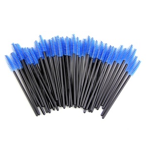 Yaeshii Wholesale Disposable Eye Extension Tools Plastic Handle Colorful Mascara Wands Eyelash Brush