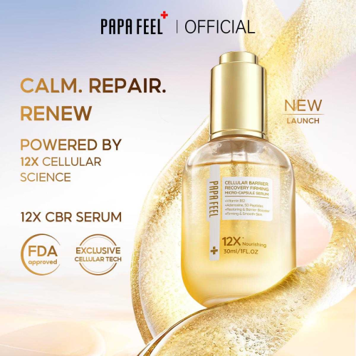 【NEW】PAPA FEEL 12X CELLULAR BARRIER RECOVERY FIRMING CREAM 50g 12X CBR REDNESS WRINKLES FINE LINES CONTOUR DEFINITION SENSITIVE SKIN LIGHTWEIGHT